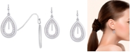 Macy's Diamond 5/8 ct. t.w. Teardrop Hanging Earrings in Sterling Silver